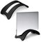 kalibri Laptop Ständer Notebook Stand - Halterung aus Holz - 1x Silikoneinsatz für MacBook/Air Retina/Pro/Tablet iPad - Eichenholz Schwarz