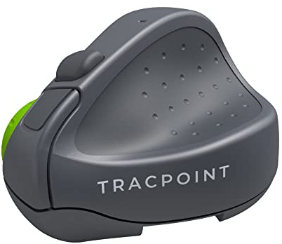 Swiftpoint TRACPOINT Presentation Clicker and Travel Mouse | Trackpad Features with Premium Ergonomic Design by Wireless, Bluetooth, Rechargeable