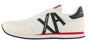 Armani Exchange Male Rio Side Logo, Lace up Sneaker, Multicolor, 39.5