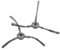 vhbw 2X Seitenbürste kompatibel mit Medion MD16192, MD18500, MD18501, MD18600 Saugroboter - Reinigungsbürsten Set, Links/rechts, schwarz