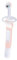 MAM Training Brush, Kinderzahnbürste mit langem Griff, mit Schutzring, ab 5 Monaten, Rosa