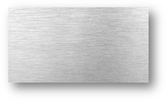 Edelstahloptik, stabiles selbstklebendes Türschild 7,5cm x 3,5cm - UV-beständig, individuell graviert für Namens-, Briefkasten- und Haustürschilder