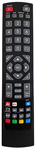 Ersatz Fernbedienung passend für Blaupunkt TV 40/138M-GB-11B4-FEGBQUX-EU | 40/138M-GB-11B4-FEGPX-UK
