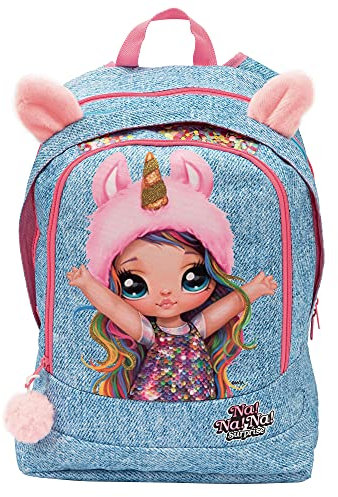Nanana 21 - Mochila Extensible con Correas Acolchadas y Respaldo Comfort Back, Bolsillo Frontal e Interior, Juegos de Lujo