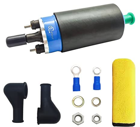 Masday 12V Gasoline Inline High Pressure Fuel Pump ,200LPH High Flow 125PSI,16.4 Feet of Super Suction Power,Universal Replacement 0580464070.