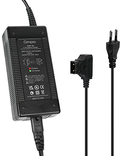 Moman Tap50 D-Tap Ladegerät mit D-Tap Kabel für V-Mount Akku Moman99 NANOONE/Gold Mount-Akkuladegerät mit D-Tap Stromkabel, Kompatibel mit Sony Canon Kamera