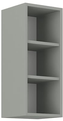 Hängeschrank Regal 30 cm Bianca Grey Rose - Grau Küchenzeile Küchenblock