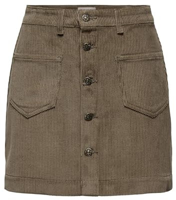 Only Onlamazing HW Cord Pnt Noos - Mini Gonna in cordrock da Donna, Cucciolo, L