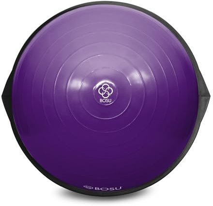 BOSU Pro Multi Functional Home Gym Full Body Balance Strength Trainer Ball Equipment with Guided Workouts and Pump