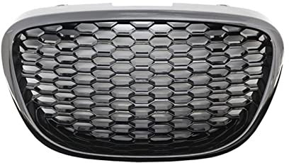 Nonuine Car Styling Front Kidney Grille Hood Grills Für Seat Für Leon MK2 1P 2006-2009 Fahrzeug Auto Außenteile (Farbe : Bright Black)