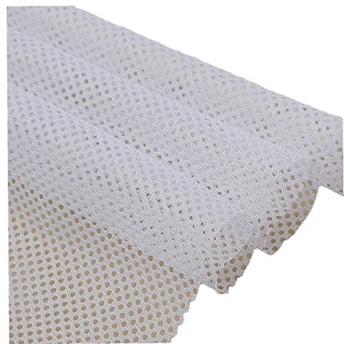 Tela de Malla de poliéster 90 * 160cm Tela de Malla de Peso Ligero Tela de Malla Grande Tela de Rejilla para la fabricación de Bolsas de Costura