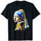 Johannes Vermeer Pop Art Ohrring Mädchen mit Perle T-Shirt