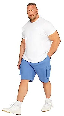 BadRhino Big & Tall Blue Cargo Shorts - Men's - Plus Size Curve