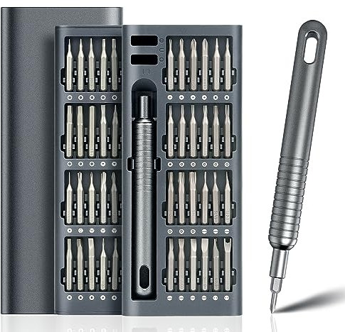 Precision Screwdriver Set, 51 in 1 Schraubendreher Set mit 48 Mini Schraubendreher Bits, Magnetischem Kreuzschlitz, Torx, Sechskant Schraubendreher Handwerkzeug Set für die Elektronik Reparatur