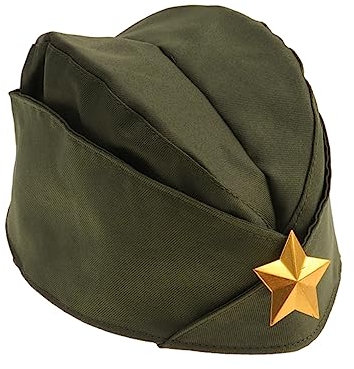 ibasenice 1stk Armeemütze Baskenmütze Militärmütze Russian Captain Hat. Bootsform- Hut Frauen Armee Hut Yacht Kapitänsmütze Russischer Kapitänshut UDSSR Hut Deckel Cosplay Männer Und Frauen