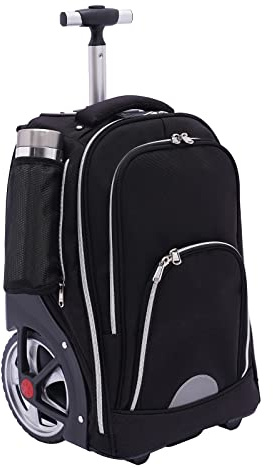 vinnyooc 45 Liter Rucksack Trolley Business Trolley Reiserucksack Laptop Notebook Trailer Schultrolley Rucksack Trolly Laptop Trolleys Handgepäckkoffer Koffer Reiseausrüstung Mit Rollen