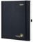 POPRUN Kalender 2025 Buchkalender Hardcover, ca. A4 (26,5 x 21,5 cm), 12-Monate-Terminplaner (Jan.2025-Dez.2025), Wochenplaner 2025 mit 100 GSM Zertifiziertem Papier - Schwarz