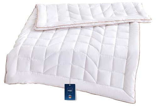 LILENO HOME Premium Ganzjahresdecke 135x200 cm [1er Set] mit Golden Elegance Baumwolle - extra weiche Bettdecke 135x200 cm - perfekt als Sommer u. Winter Decke ohne Bezug - waschbar bis 60°C