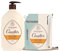 Gel bain douche - Lait et Miel | Protège & Régénère la peau | Nettoie en douceur | Peaux sensibles | Sans savon| Pack : Gel douche 1L + éco-recharge 1L