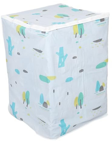 OKUMEYR Washing Machine Cover Top White Outdoor Washing Machine Dust Cover Pad