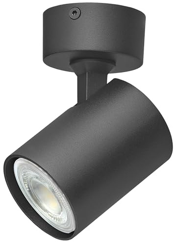 Oktaplex Bora LED Deckenstrahler 1-flammig schwarz inkl. Leuchtmittel