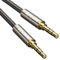 SYNCWIRE 3.5mm Audio Kabel Nylon Geflochtenes 1M Klinke auf Klinke kabel für Kopfhörer iPhone iPod iPad, Echo Dot Heim KFZ Stereoanlagen, Smartphones, PC, Lautsprecher, MP3 Player usw, Goldbraun
