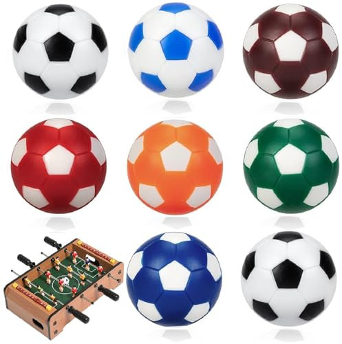 Mini Tischfussball Ersatzbälle, Tabletop Football aus ABS, Tischkicker Bälle, Tischfußball Kugeln Mini Ball Kinder Fußball Tisch Tischfußball für Brettspiele Erwachsene Kinder (2#)