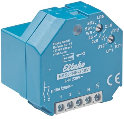 Funkaktor Typ FMS61NP-230V 868MHz 2-Kanal 230V (AC) Einbau 1+1 Schließer