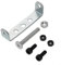 ZWEquipint Bicycle Rear Rack Mount Adapter,Seatpost Quick Release Conversion Bracket Metal Connector,For Pannier Carrier Installation Bike Frame Accessories