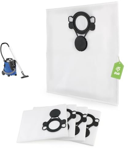 4 Stück für Nilfisk AERO 21 / AERO 21 INOX/AERO 26 Staubbeutel für Nilfisk AERO 31 INOX & VL200 Staubbeutel Ersatz Staubsaugerbeutel Staubsauger Zubehör