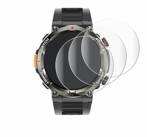 Savvies 4 Stück Full-Screen Schutzfolie für Iowodo W50 Pro 1.45 Full-Cover Displayschutz-Folie, 3D Curved, Transparent, Anti-Fingerabdruck