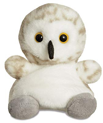 Aurora World Aurora, 61351, Palm Pals Snowy Eule, 13cm, Plüschtier, Weiß
