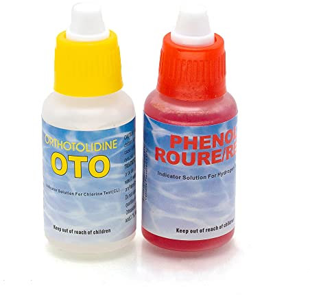 Swimming Pool Spa Water Chemical Test Kit for Chlorine and Ph Test [ Refill ONLY]
