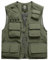 Spanye Herren-Weste für Angeln, Jagd, Outdoor, Reisen, Einsatzweste, taktische Arbeitsjacke, mehrere Taschen, Style 02 Army Green, XXX-Large