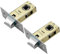 MACHSWON 2 Pcs 30mm Flat Tubular Mortice Latch Stainless Steel Door Latch Sprung Lever Door Handles