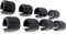 Design61 Klemmschalengleiter 8er Set Stuhlgleiter Bodenschongleiter Ø 16-18 mm mit Zapfen Silencer Möbelgleiter