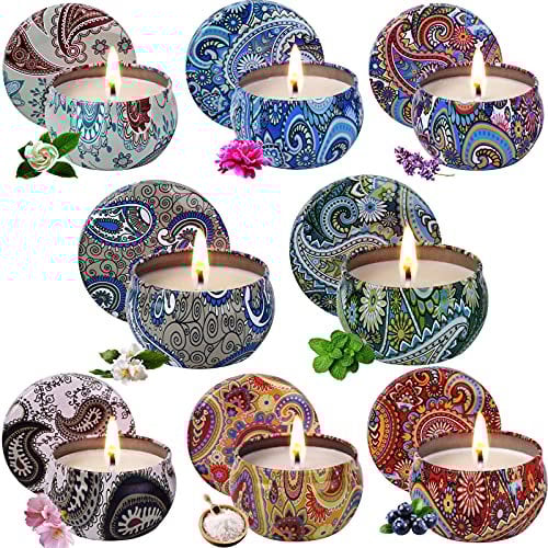 Duftkerzen Geschenkset Kronleuchten Parfumées 8 Stück Aromatherapie Kerzen Geschenke für Mama 70 g Verwendung