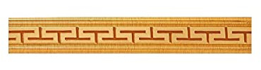 Euro Tische 1x Zierleiste Gold 4,2 cm