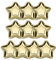 Lot de 50 assiettes en papier jetables en forme d'étoile dorée-18 cm- Motif pentagramme Pour Noël, Halloween,dîner,mariage, anniversaire,pique-nique,apéritifs,fruits et desserts,décoration de table