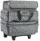 Everything Mary Lehrer-Rolltasche, Grau & Weiß – Lehrer-Tragetasche – Trolley für Lehrer, Büro, Handwerk und Reinigungsbedarf