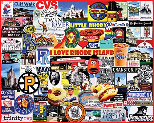 White Mountain Puzzles I Love Rhode Island, 1000-teiliges Puzzle