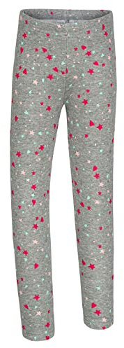 Happy Girls® Mädchen Winter Thermo Leggings, Größe:116, Präzise Farbe:Grau