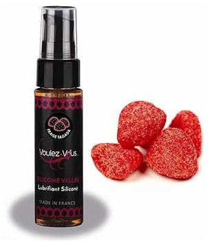 Lubrifiant Silicone Vallée Saveur Fraise Tagada - 35 ml