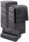 Orighty Lot de 48 débarbouillettes Ultra Douces en Microfibre de qualité supérieure - Absorbantes et à séchage Rapide - pour Salle de Bain, hôtel et Salle de Sport (Gris)