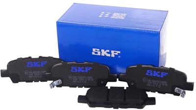SKF Scheibenbremse Bremsbelag VKBP 90204 A - 4er Set - Position Hinterachse Höhe 77 mm Länge 134 mm Breite 83 mm Dicke 14,2 mm - OE Qualität