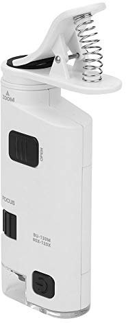 Natudeco Handy-Mikroskop Smartphone-Mikroskop Handy-Mikroskop Handy-Mikroskop-Aufsatz Handy-Mikroskop-Objektiv Handy-Mikroskop-Objektiv
