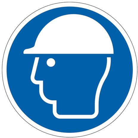 M014 - Schutzhelm Pflicht - Schild und Pflichtbeschilderung - Abmessungen nach Wahl- Norm ISO 7010