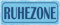 Ontrada Holzschild 27x10cm Ruhezone Geschenk Holz Schild