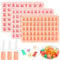 Gummibärchen Form,Gummibärchen Selber Machen Set Süßigkeiten Silikonformen,Mini Süssigkeit Form Schokoladenformen Silikon Bonbonform Silikon mit 3 Pipetten für Süßigkeiten, Gelee, Schokolade