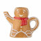 Bloomingville Ginnie Lebkuchen Krug in der Farbe Braun aus Keramik, 7,5x10 cm, 60ml, 82061082
